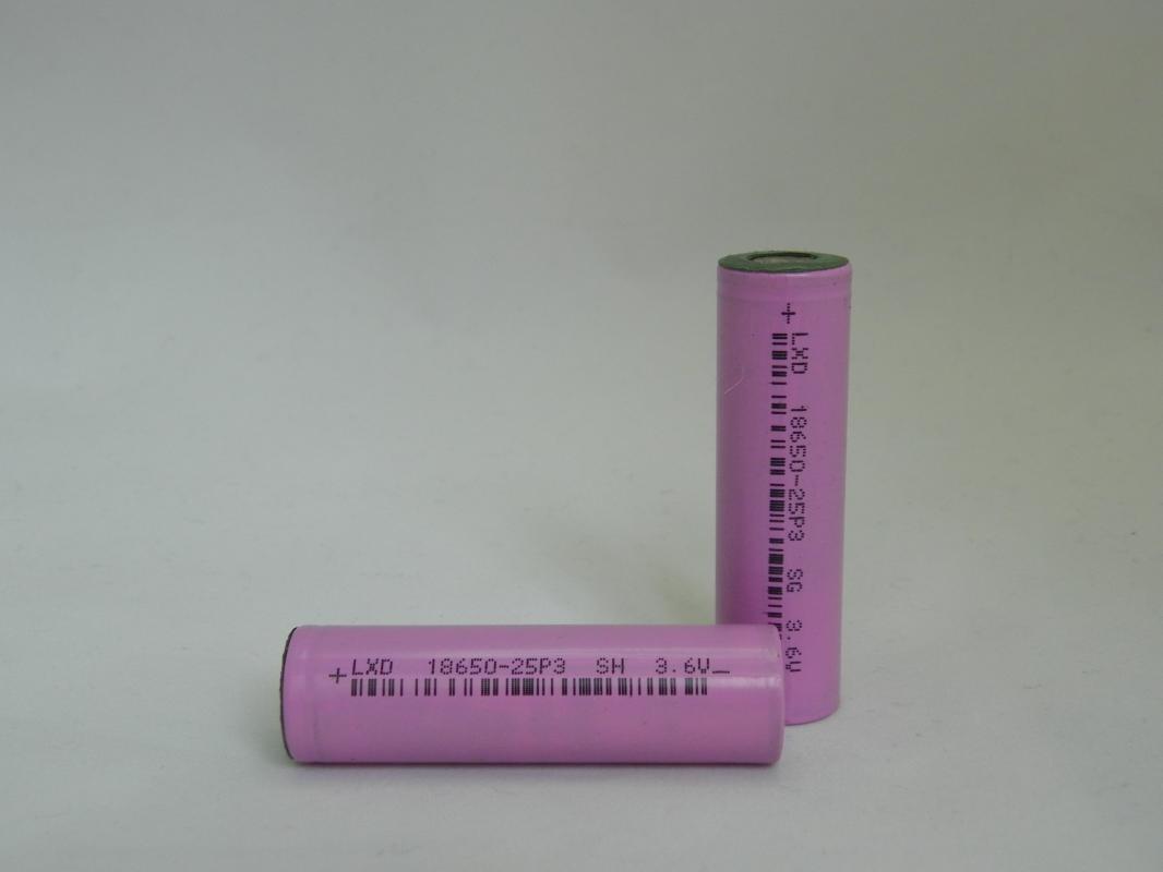 LXD  Li-ion pil 3.6V, 2600mAh, 18650 Şarj Edilebilir Pil (2400 mAh)