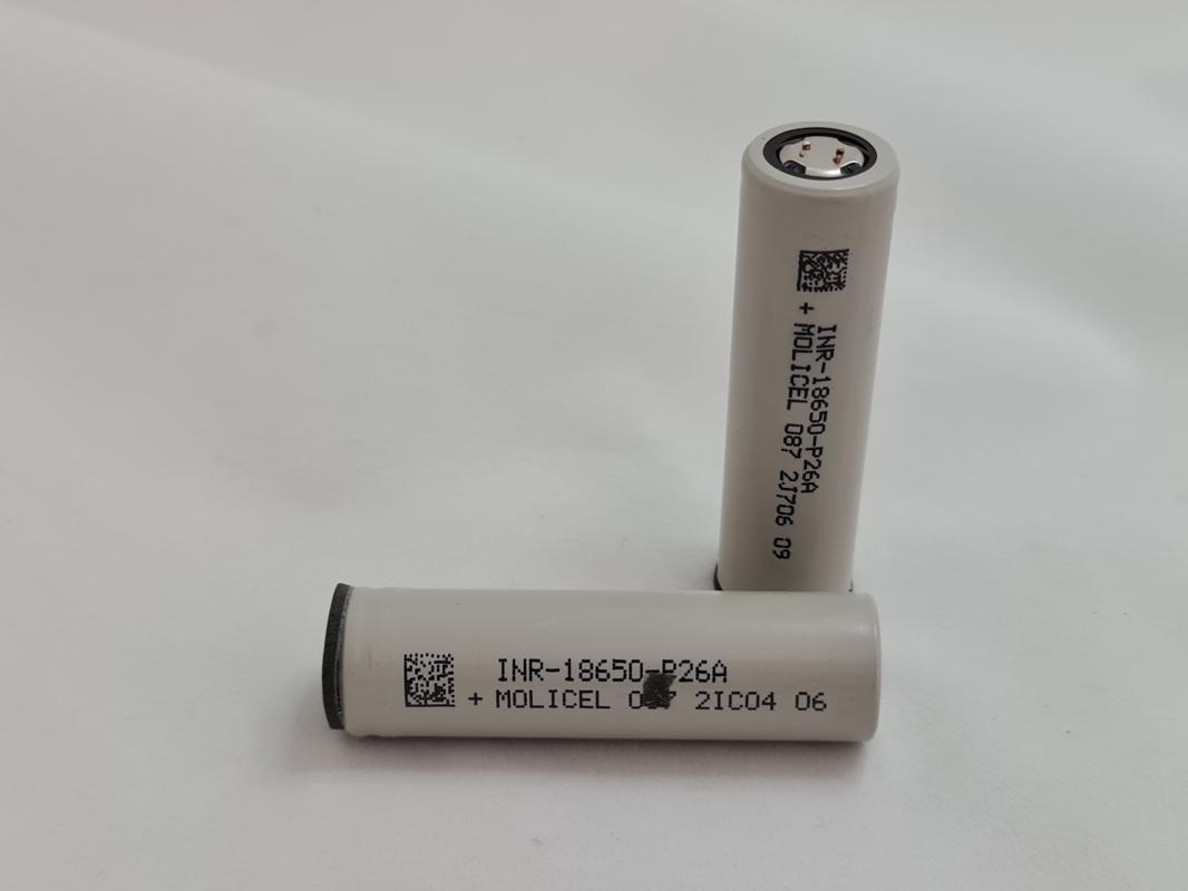 Molicel INR18650P26A 2600 mAh Li-ion Şarjlı Pil 35A Yenilenmiş(2100mah)