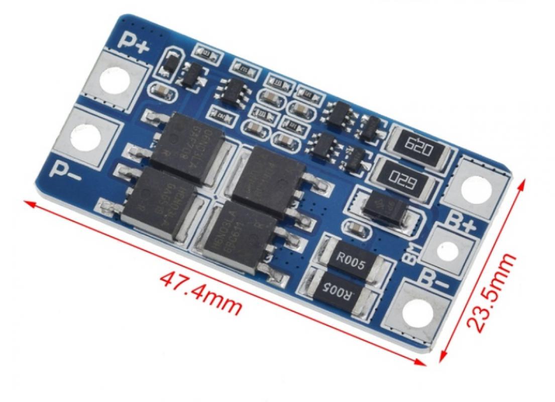 Batarya Yönetim Sistemi (BMS) 2S10A