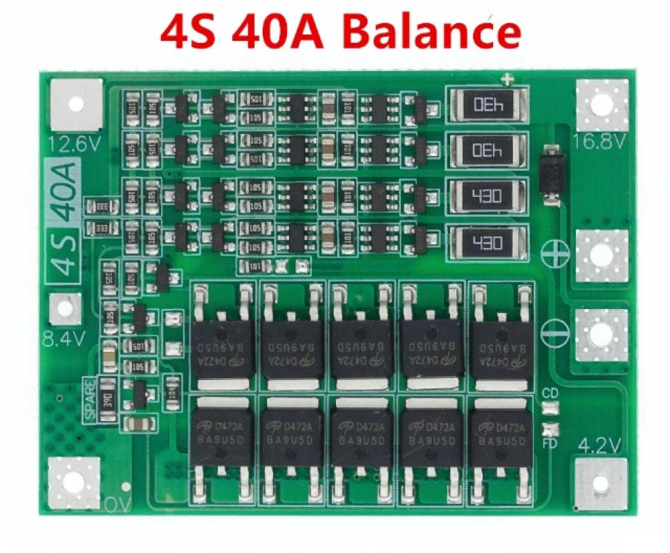 Batarya Yönetim Sistemi (BMS) 4S40A