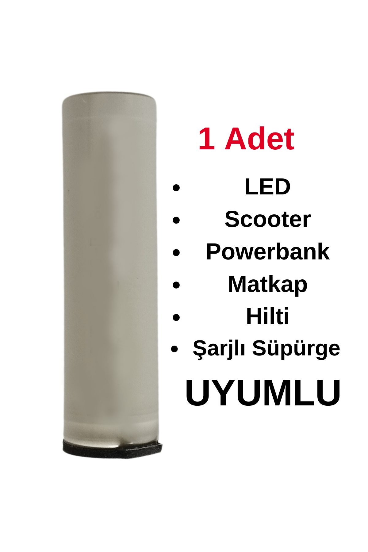 Molicell Üretimli 2800mAh 20700 35A Lityum Pil Şarlı Scooter Matkap Süpürge Uyumlu