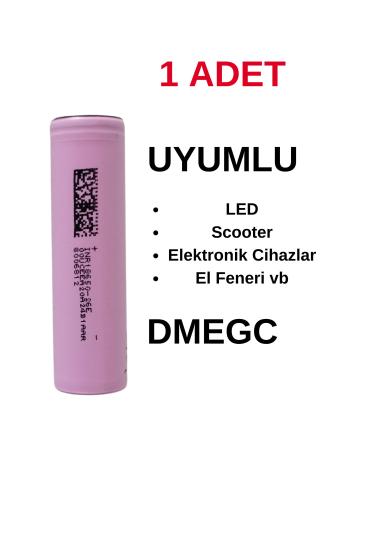 Dmegc INR18650-26E - 3.7V 7.5A 2600 mAh Li-Ion Şarjlı Pil