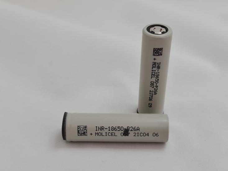 Molicel INR18650P26A 2600 mAh Li-ion Şarjlı Pil 35A Yenilenmiş(2100mah)