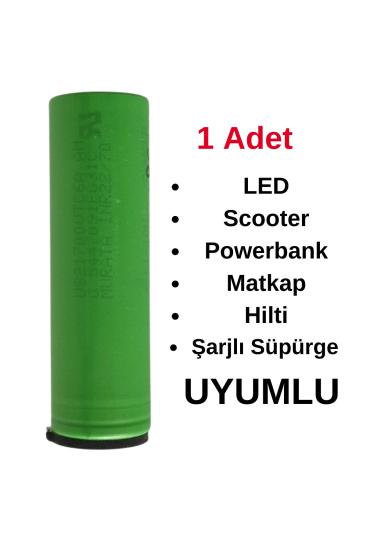 Sony VTC5D 2600mAh 18650 35A Lityum Pil Şarjlı Scooter Matkap Süpürge Uyumlu